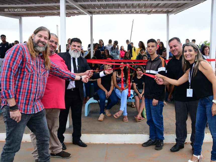 Após destinação de recursos Jorge Vianna participa de inauguração de escola em Samambaia