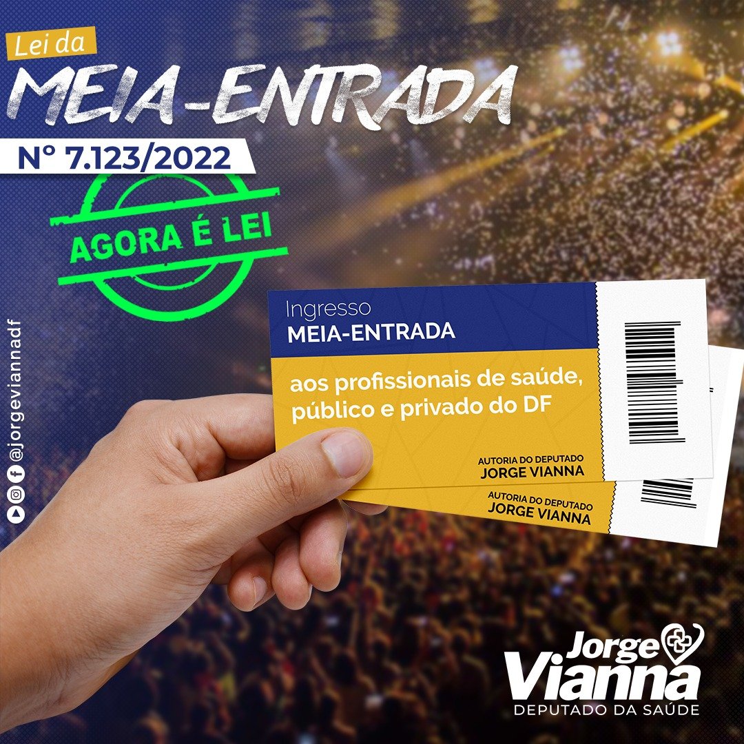 Agora é lei! Meia-entrada para os trabalhadores da saúde!